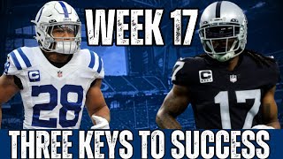 3 Essential Keys to Success for the Colts vs the Raiders NFL Week 17 [upl. by Staci]