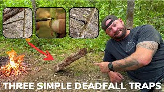 Corporals Corner MidWeek Video 13 Three Simple Breakaway Deadfall Traps [upl. by Ardnassela]