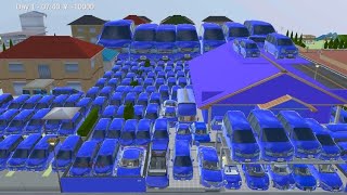 Blue 🔷 House 🏠 Blue Car 🚙 Collection 🤯🙀 Total 200 Car At Girls Home  SAKURA SCHOOL SIMULATOR 🌈🤯🙀🎮 [upl. by Olenka]