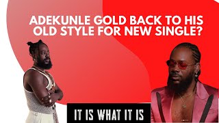 Adekunle Gold To Return To Old Style Plans New Song quotIt Is What It Is IIWIIquot  What To Expect [upl. by Damalis]