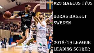 Marcus Tyus  Borås Basket 201819 Highlights [upl. by Rosmarin]