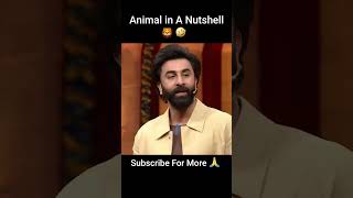 Animal in a Nutshell 🦁😅🤣 animalreview ranbirkapoor rashmikamandanna bobbydeol triptidimri [upl. by Kam]