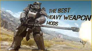 Fallout 4  Top 5 HEAVY Weapon Mods PC and XBOX [upl. by Yenahpets]