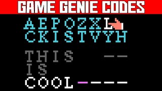 5 Game Genie Codes for The Game Genie  Game Genie Codes [upl. by Rocky]