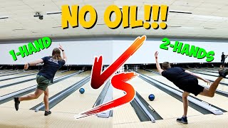 PBA Pros Bowl On A Lane With NO OIL [upl. by Gail]