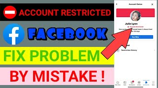 HOW TO REMOVE RESTRICTED ACCOUNT ON FACEBOOK 2022  PAANO MAAYOS ANG ACCOUNT RESTRICTED SA FACEBOOK [upl. by Gardiner]