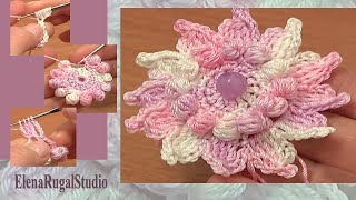 How to Crochet Flowers Free Patterns [upl. by Nitin]