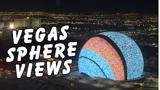 Epic Views of the Sphere From The High Roller located on the Linq Promenade in Las Vegas [upl. by Madaras147]