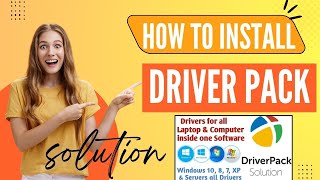 how to install driver pack solution online in windows 10  Install All Missing Driver [upl. by Zachery]