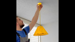 Easy Ceiling Light Replacement for a Brighter Room popblox [upl. by Hausner]