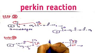 perkin reaction  perkin reaction mechanism explain in detail hindi 2020 [upl. by Nohtiek]