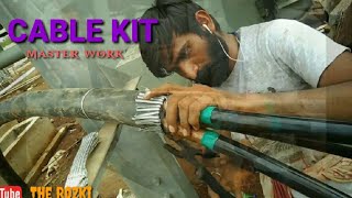 How to joint 300mm cable kit  66kv master work [upl. by Bradly]