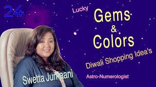 Numerology Lucky Colors amp Gems [upl. by Nosyerg]