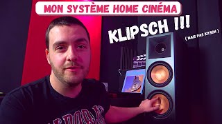 SALLE HOMECINÉMA DÉDIÉE ATMOS  ENCEINTES KLIPSCH [upl. by Colette]