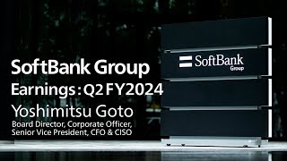 SoftBank Group Earnings  Q2 FY2024 by Yoshimitsu Goto [upl. by Anissa17]