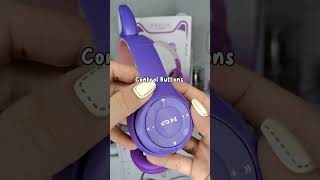 Cute Cat Ear Headphones P47M Bluetooth Headset [upl. by Iggie347]