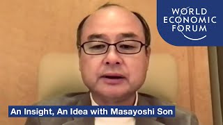 An Insight An Idea with Masayoshi Son  DAVOS AGENDA 2021 [upl. by Netnilc777]