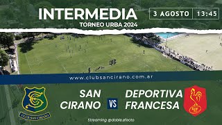 San Cirano VS Deportiva Francesa  INTERMEDIA [upl. by Intisar]