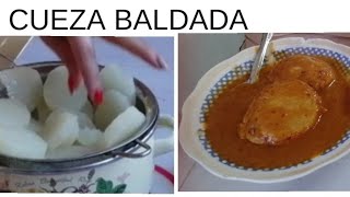 CUEZA BALDADAO CAPEADA COMIDA TÃPICA COMITECA ðŸ¥°  raÃ­z de chayote [upl. by Aicerg]