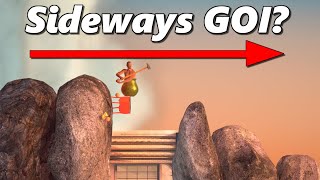 Getting Over It But Its Sideways  MODDED Getting Over It With Bennett Foddy [upl. by Cchaddie65]