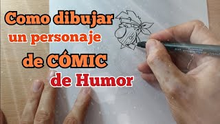 Como dibujar un personaje de cómic de humor Tutorial [upl. by Mccullough968]