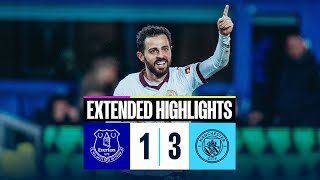 EXTENDED HIGHLIGHTS  Everton 13 Man City  Superb secondhalf fightback [upl. by Carolee]