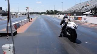 DME Racing Pro Street Turbo Hayabusa 461  166MPH  Onboard Camera [upl. by Adiela708]