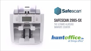 Safescan 2985SX Automatic 15 Pocket Banknote Value Counter [upl. by Jorie]