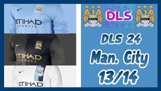 kits del Manchester City 1314 para DLS 24 [upl. by Domenic]