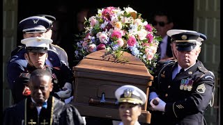 Former President Jimmy Carter follows Rosalynn Carters casket in procession [upl. by Aracal]