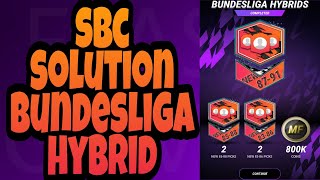 SBC SOLUTION BUNDESLIGA HYBRID IN MADFUT 22 [upl. by Marguerita]