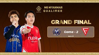 Game  2 FALCON ESPORTS vs MYTHIC SEAL  M6 Myanmar Qualifier [upl. by Hanselka]