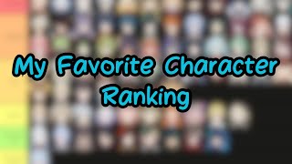 Ranking my Favorite Characters  Genshin Impact 51 [upl. by Irec]