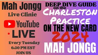 2024 Card Review MAH JONGG Charleston GUIDE Live Clinic 2024 514 i♥️mahj mahjong [upl. by Recha]