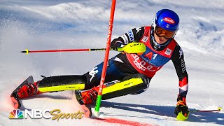 Mikaela Shiffrin STORMS to slalom win in Lienz Austria for World Cup victory No 93  NBC Sports [upl. by Goles596]