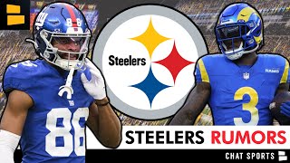 Steelers Rumors TRADE For WR Darius Slayton  Replace Najee Harris With Cam Akers  QampA [upl. by Waldos]