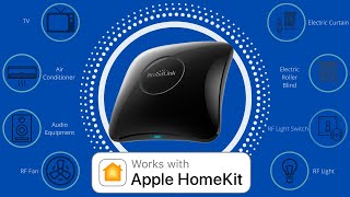 BroadLink RM4 pro  How to setup and control IR devices in Apple HomeKit [upl. by Refinney33]