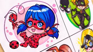 MIRACULOUS  All Transformation of Heroes x Kwamis  Ladybug x Tikki Catnoir x Plagg [upl. by Annaeg757]