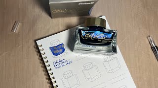 Pelikan Edelstein 2024 Ink of the Year Golden Lapis ink swatch [upl. by Erodeht]