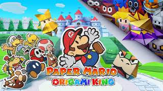 Paper Mario  The Origami King  Temple Of Shrooms Record 4  Thrills At Night Looped [upl. by Idnahk]