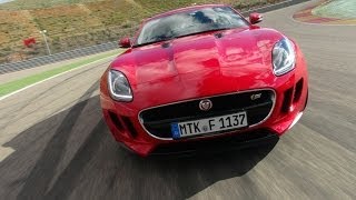 2015 Jaguar FType R Coupe Racetrack Review [upl. by Aiem]