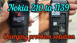 Nokia 210 ta1139 charging error problem solution  Nokia ta1139 charging problem solution [upl. by Faruq]