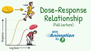 DoseResponse Relationship  Pharmacodynamics Lecture  Potency Efficacy Therapeutic Index etc [upl. by Cassidy561]