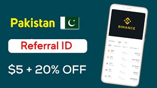 Binance Referral Code for Pakistan  How to Enter Binance Referral ID in Pakistan [upl. by Auqinahs]