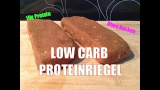 SUPER EINFACHE LOW CARB PROTEINRIEGEL  Rezept amp Nährwerte [upl. by Akirdnuhs244]