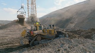 Cat Dozers  D11 and D10 Fleet at Callide Mine [upl. by Odnomar]