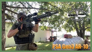 PSA Gen 3 AR 10 Initial Review Potential Dud palmettostatearmory 308 range [upl. by Anali]