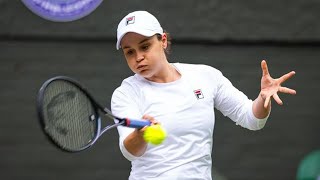 Ash Barty makes feelings clear on tennis comeback after winning on Wimbledon return [upl. by Annaiek]