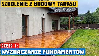 Jak zbudować taras Część 15 FUNDAMENTY Budowa tarasu samodzielnie DARMOWE szkolenie od A do Z [upl. by Hartfield410]