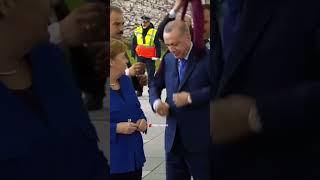 Cumhurbaşkanı Erdoğan Angela Merkel’e Fake Atıyor shorts [upl. by Yeh]